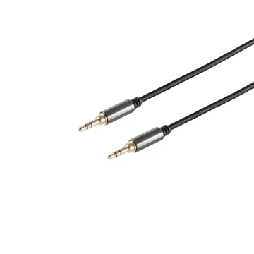 BlackCotton jack kábel, 3,5 mm, 5,0 m