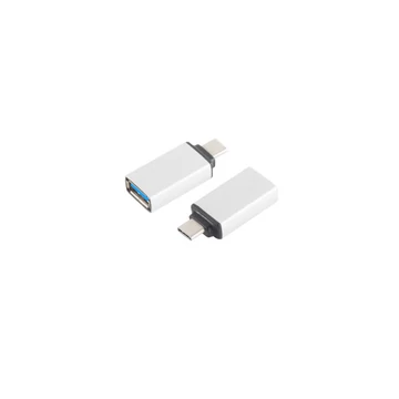USB-C adapter, USB-A aljzat, 3.0, fém