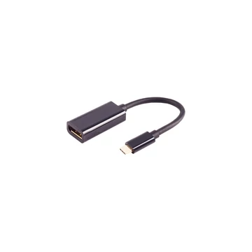 USB-C adapter, DP port, 8K60Hz, fekete