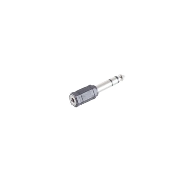 Sztereó 6,3 mm-es jack/sztereó 3,5 mm-es jack aljzat, adapter