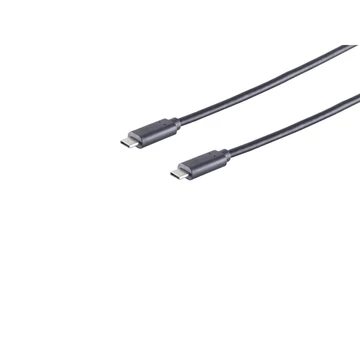 USB-C csatlakozókábel, 3.1 Gen 2, fekete, 1,5 m