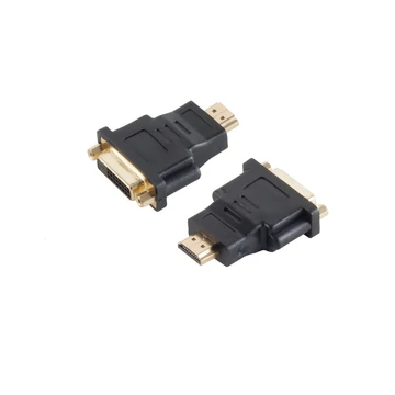 Aranyozott HDMI apa / DVI-D (24+1) anya átalakító.