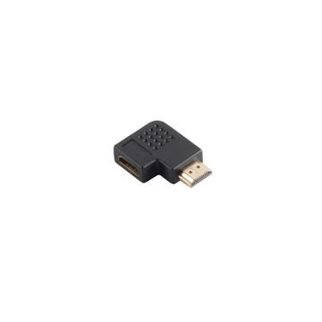 HDMI-HDMI adapter/HDMI aljzat, 90°-os szög összehasonlítás.