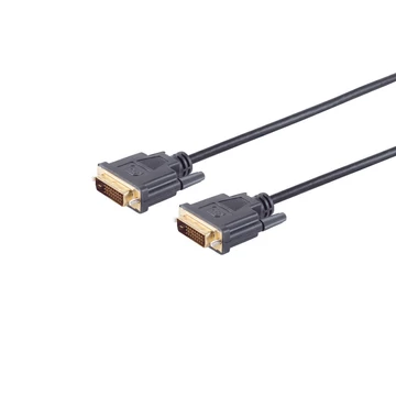 DVI-D csatlakozókábel, 24+1, dual-link, 1,5 m