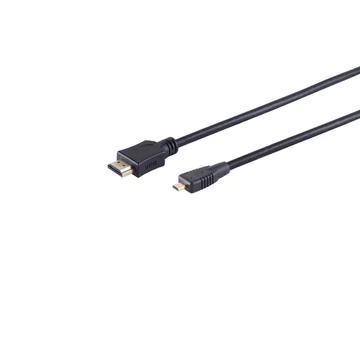 HDMI (A) Apa - HDMI (D) Apa mikrokábel UHD 1,5 m