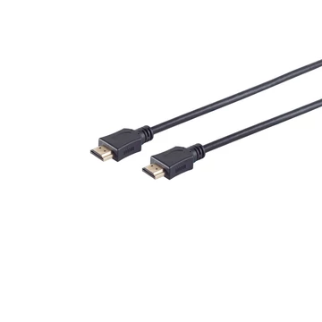 Nagysebességű HDMI kábel, UHD, BC, fekete, 10m