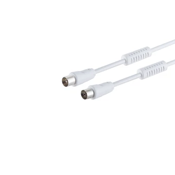Antennakábel Szűrővel >100 dB fehér 5m